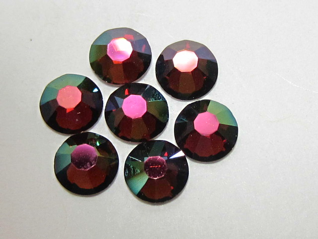 72 pcs. 20ss RED VELVET IRIS MIST (maxima) FLATBACK PRECIOSA Rhinestones